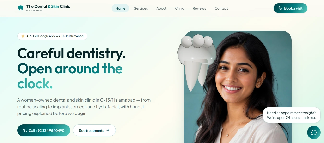 The Dental & Skin Clinic main screenshot