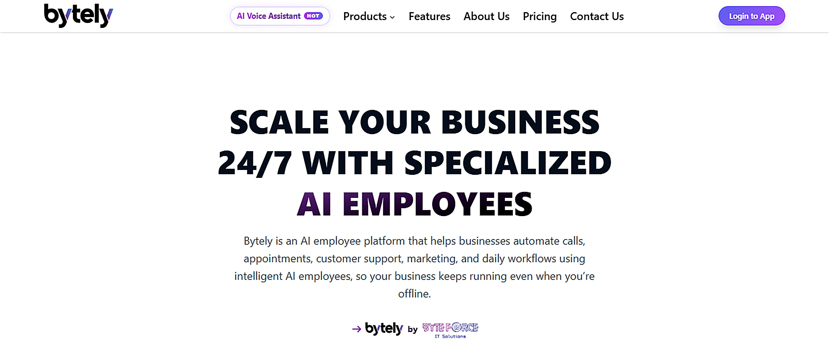Bytely secondary screenshot