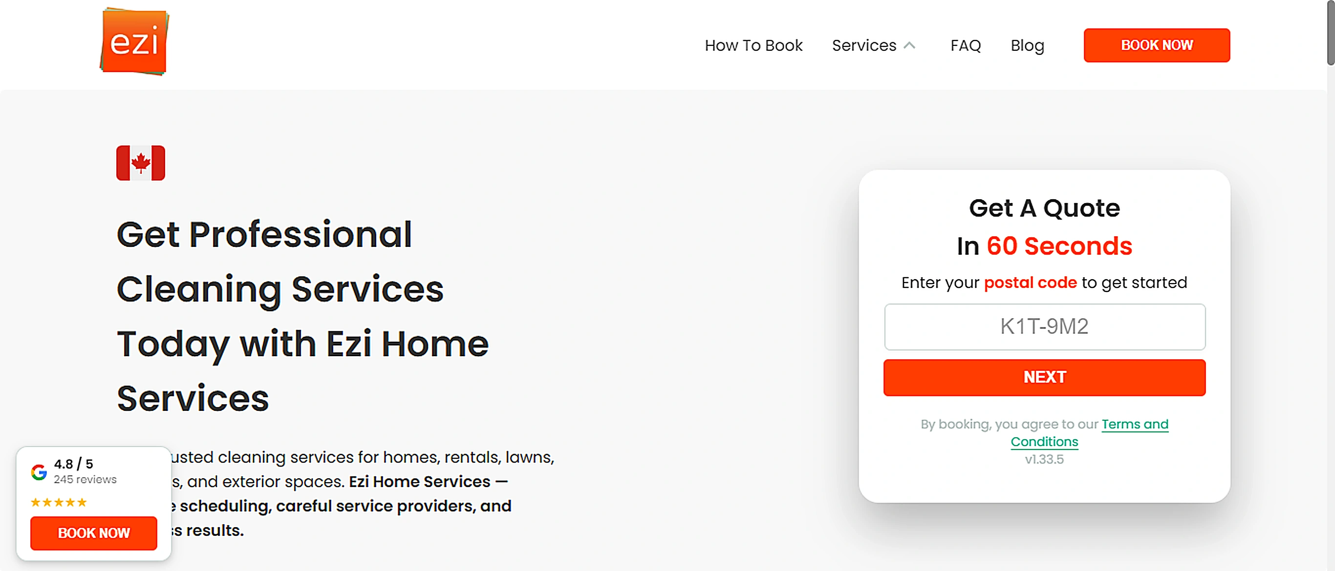 Ezi Website secondary screenshot