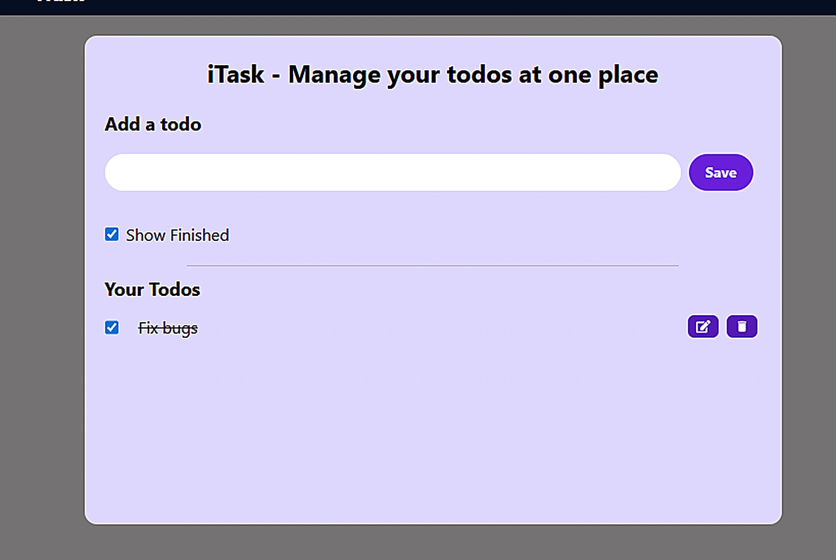 To-Do List App secondary screenshot